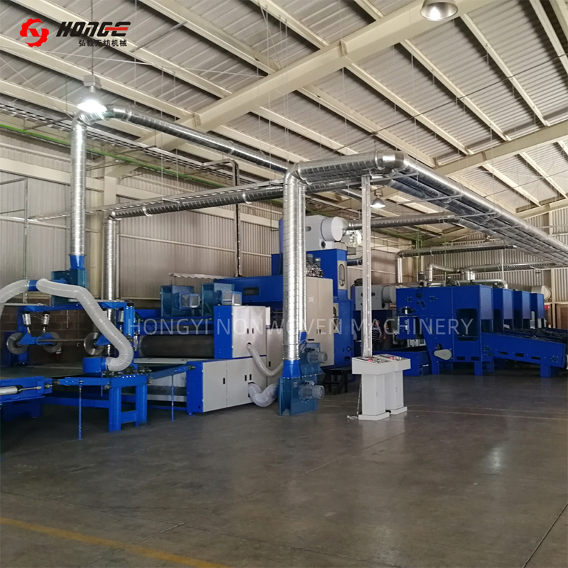 สายการผลิตสักหลาดของเสีย HYL Airlaid